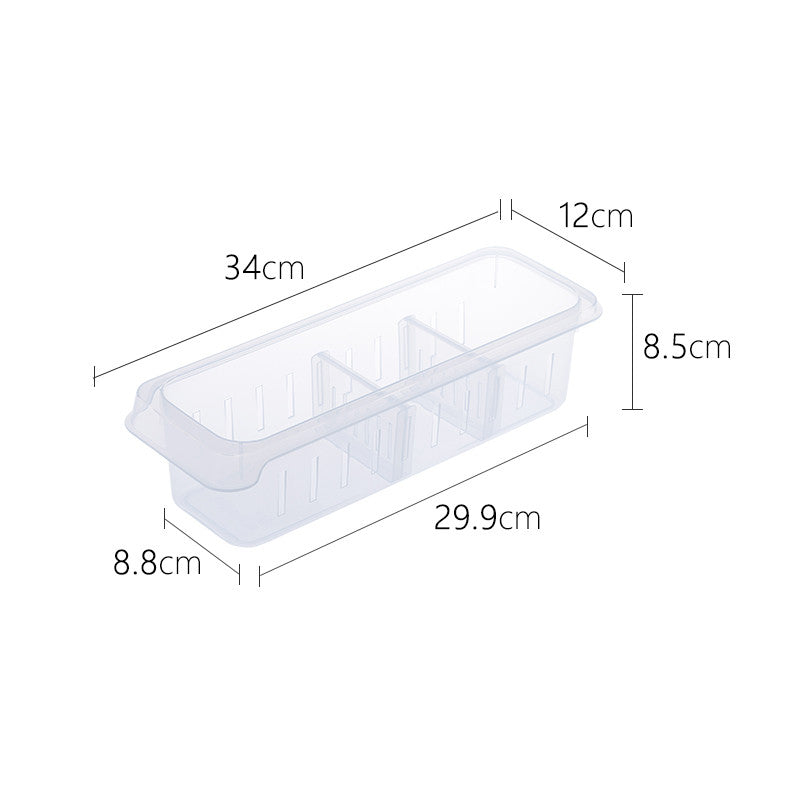 Japanese Frosted Kitchen Fridge Storage Container Box