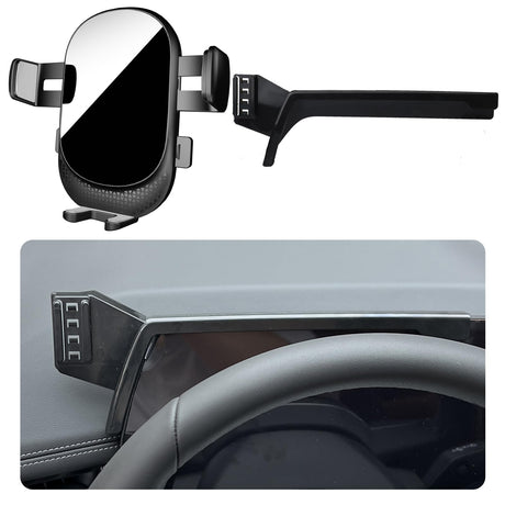 Car Phone Holder for BMW X1/X2 Auto Accessories[only for 2023 2024 X1 & 2024 X2 Screen Style，Not Applicable to Other Cars][Auto Lock Hands Free Cell Phone Mount Car fits for iPhone & All Smartphones]