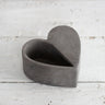 Creative Heart-Shaped Concrete Planter for Succulents