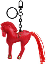 Autumnwell Red Horse Keychain Pony Key ChainHanging Charm Accessory for Purse Bag and Backpacks for Women