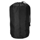 PATIKIL Stuff Sack 10 x 20 Inch Waterproof Outdoor Storage Sack Portable Drawstring Dust Flap Bag for Camping Black