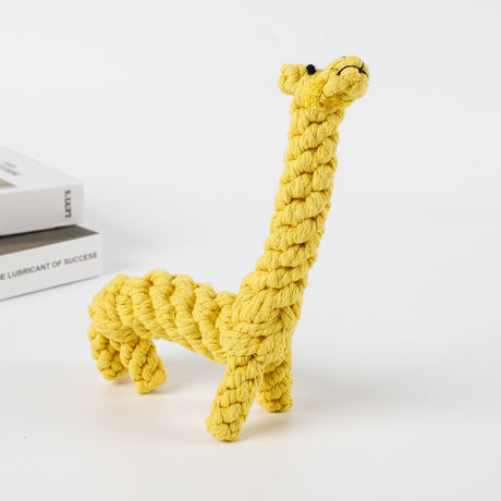 Pet Toy: Chew Rope Animal Shape for Dogs
