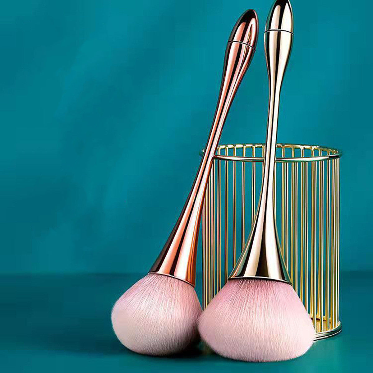 Rose Gold Pink Makeup Brush Set for Beauty Tools