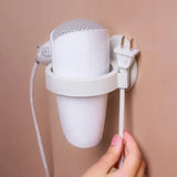 Wall-Mounted Hair Dryer Holder and Organizer (1pc)