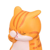 Cute Facepalm Cat Figurine for Desk and Home Decor