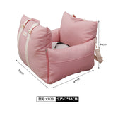 Custom Washable Pet Bed for Car and Home Use