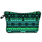 Aztec Design Digital Printed Cosmetic Bag
