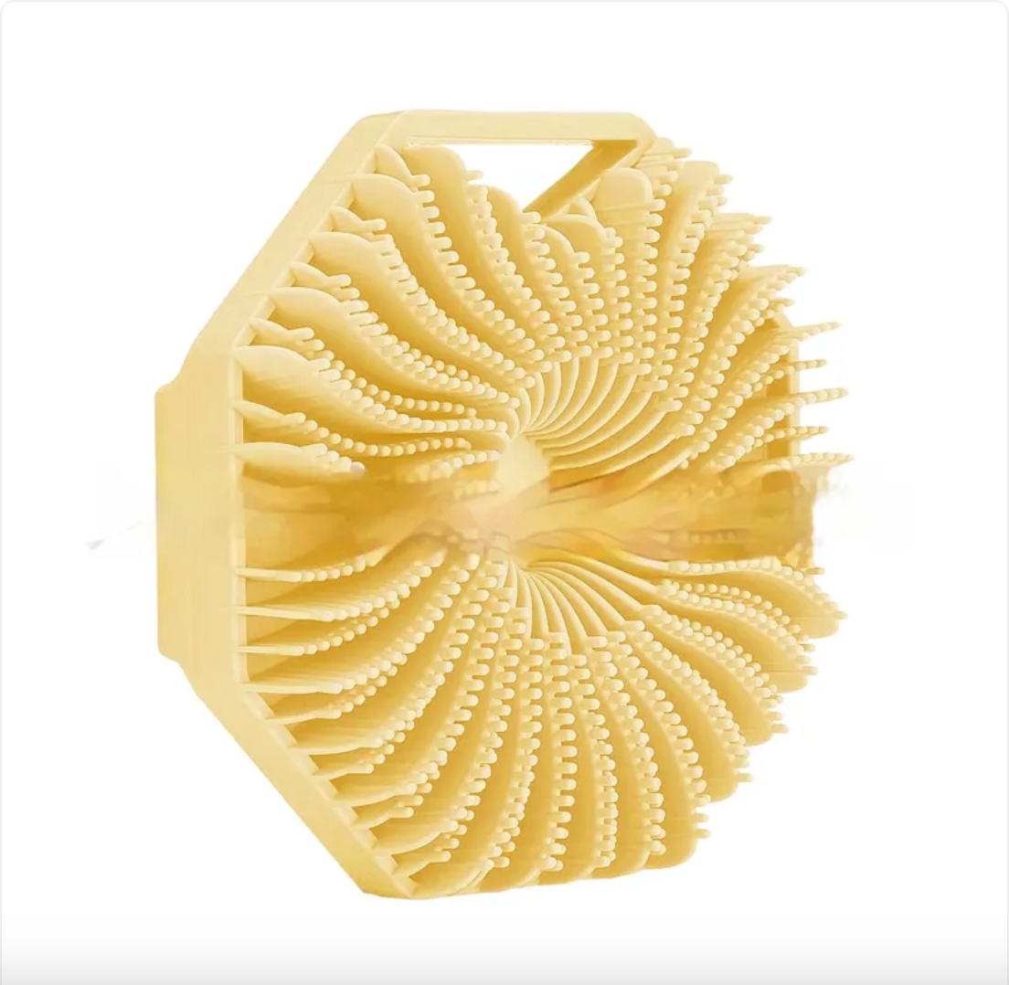 Polygon Silicone Bath Brush