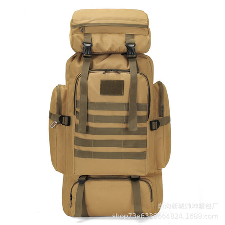 80L Camouflage Outdoor Backpack for Hiking and Camping