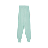 Hinnominate Mint Green Wool Blend Tracksuit Trousers