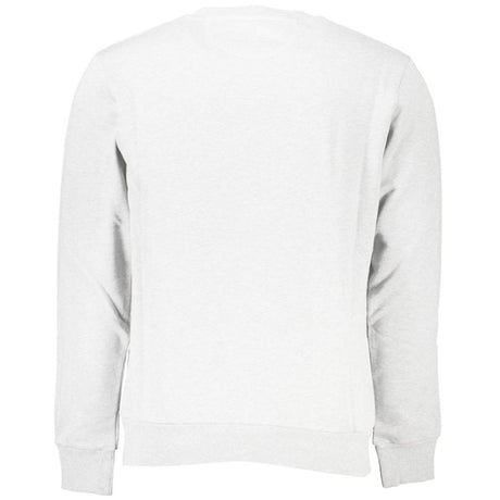 La Martina Elegant Cotton Crewneck Sweatshirt in White