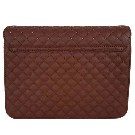 Baldinini Trend Chic Quilted Calfskin Shoulder Bag with Studs