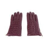 Cavalli Class Red Lambskin Women Glove