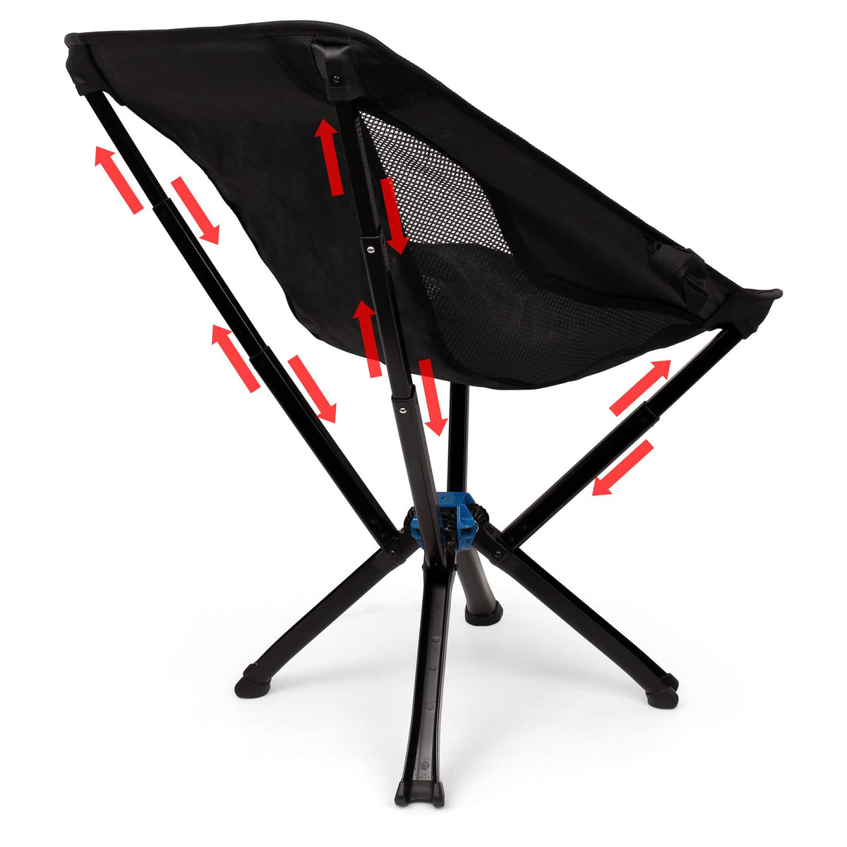 Portable Folding Camping Chair with Backrest