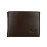 La Martina Brown Leather Men Wallet