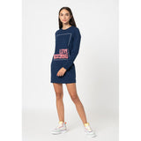 Love Moschino Blue Cotton Women Dress