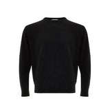 FERRANTE Elegant Black Wool Sweater for Men