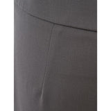 Lardini Chic Gray Wool Trousers for Sophisticated Style