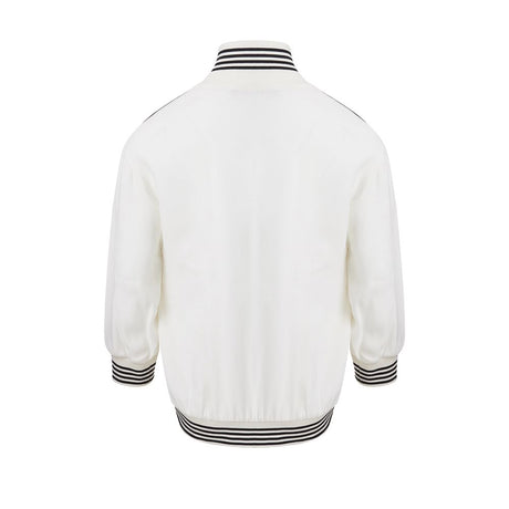 Dolce & Gabbana Elegant Cotton Knit White Sweater