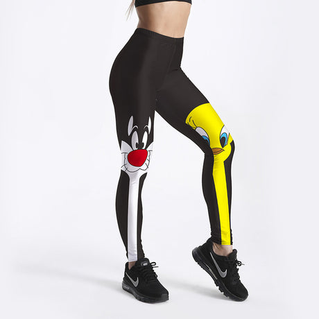 Ladies' Printed Fitness Leggings