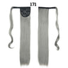 European American Long Straight Hair Velcro Ponytail