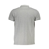 Cavalli Class Gray Cotton Polo Shirt