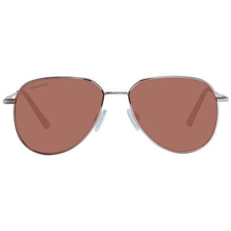Serengeti Rose Gold Metal Sunglasses