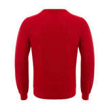 Gran Sasso Red Cotton Sweater