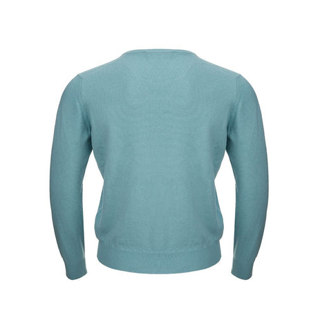 Gran Sasso Turquoise Cashmere Sweater Elegance