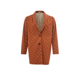 Lardini Chic Cotton Brown Jacket for the Modern Woman