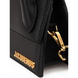 Jacquemus Elegant Black Leather Handbag