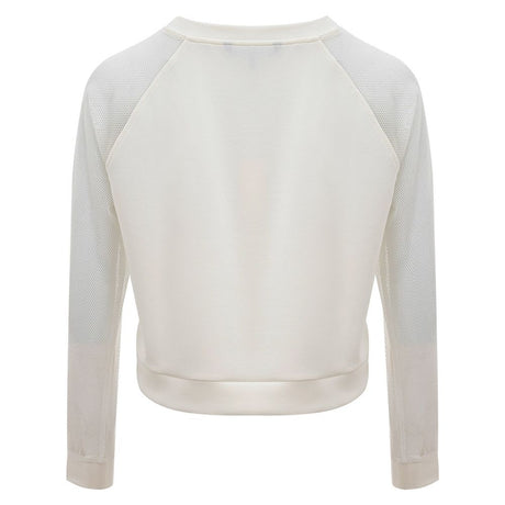 Armani Exchange Elegant White Polyamide Sweater