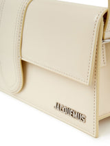 Jacquemus Ivory Leather Le Bambino Long Shoulder Bag