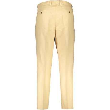 Gant Trousers Cotton/Linen Beige - Men's