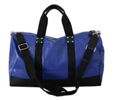 Dolce & Gabbana Blue Shoulder Sling Travel Luggage Cotton Bag - Unisex