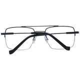 Hackett Black Stainless Steel Glasses (Frames)