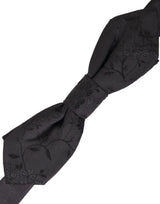 Dolce & Gabbana Black Silk Adjustable Neck Men Bow Tie