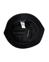 Dolce & Gabbana Black Wide Brim Cap Bucket Hat Men