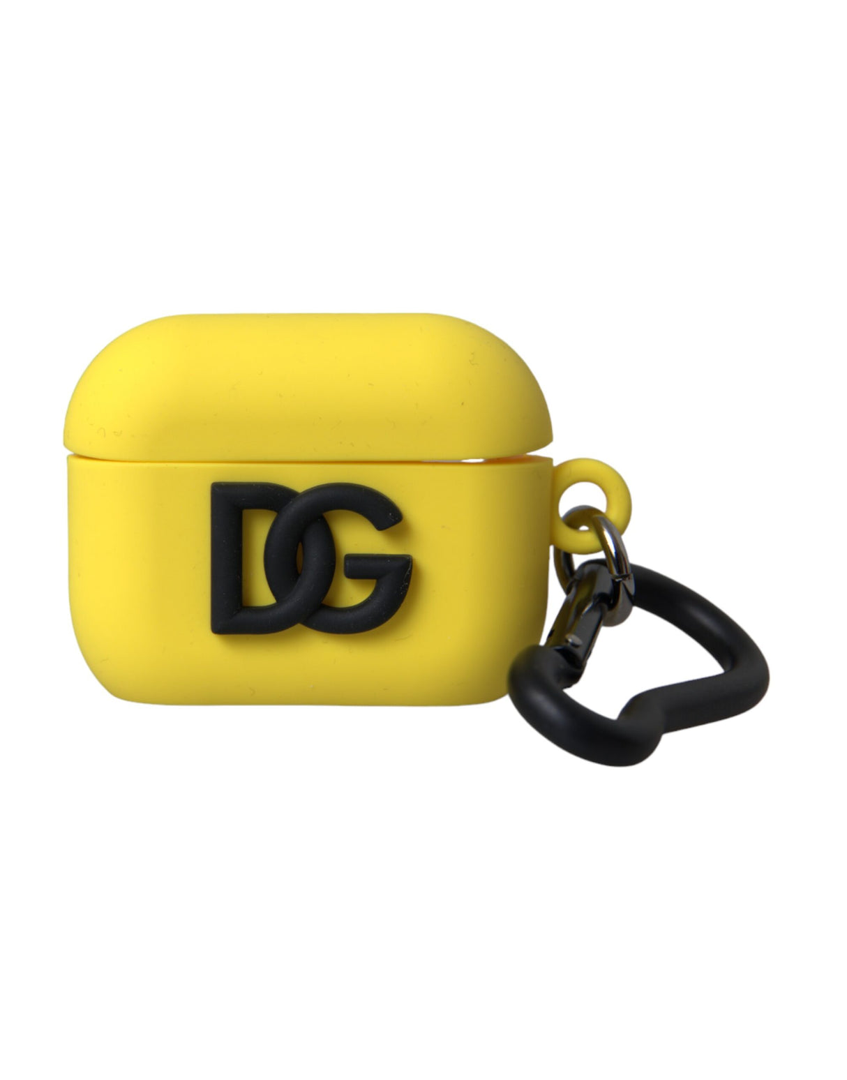 Dolce & Gabbana Yellow Silicone Logo Embossed Airpods Case