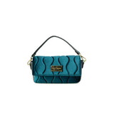 Gio Cellini Bag with Clip Turquoise - Women's