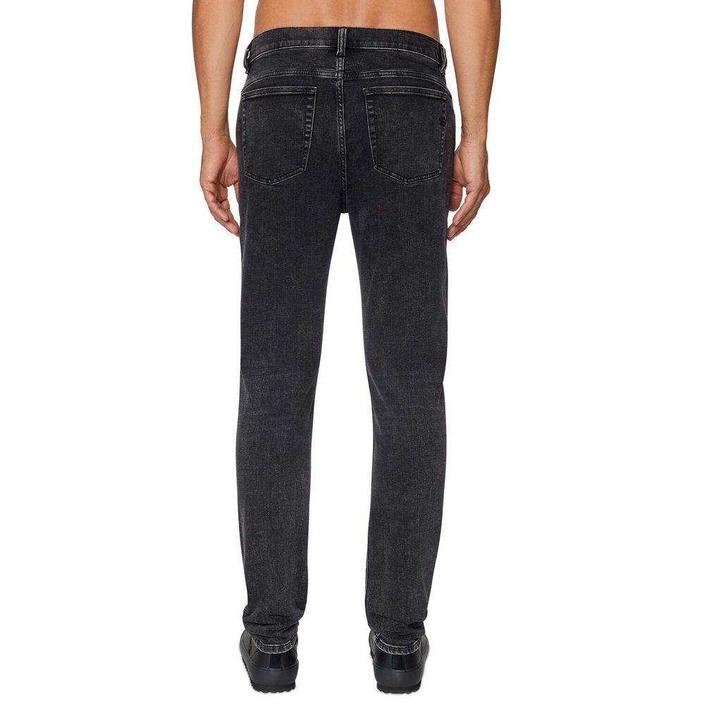 Diesel Black Cotton Jeans & Pant