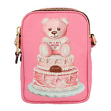 Moschino Couture Pink Nylon Crossbody Bag