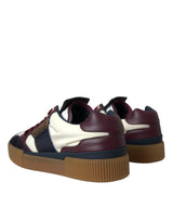 Dolce & Gabbana Multicolor Miami Leather Low Top Sneakers Shoes