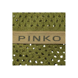 PINKO Green Acrylic Scarf