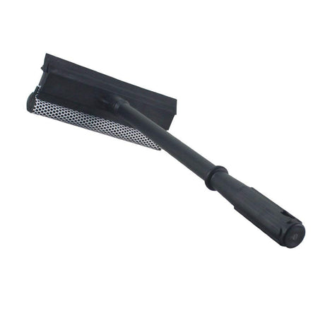 MULING Window Squeegee Cleaning Tool 2 in 1 Window Cleaner Car Squeegee Windshield Cleaning Sponge and Rubber SqueegeeBlack Auto Squeegee