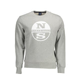 North Sails Gray Cotton Men Sweater