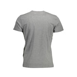 La Martina Gray Cotton Men T-Shirt