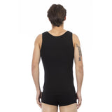 Bikkembergs Black Cotton Men Tank Top