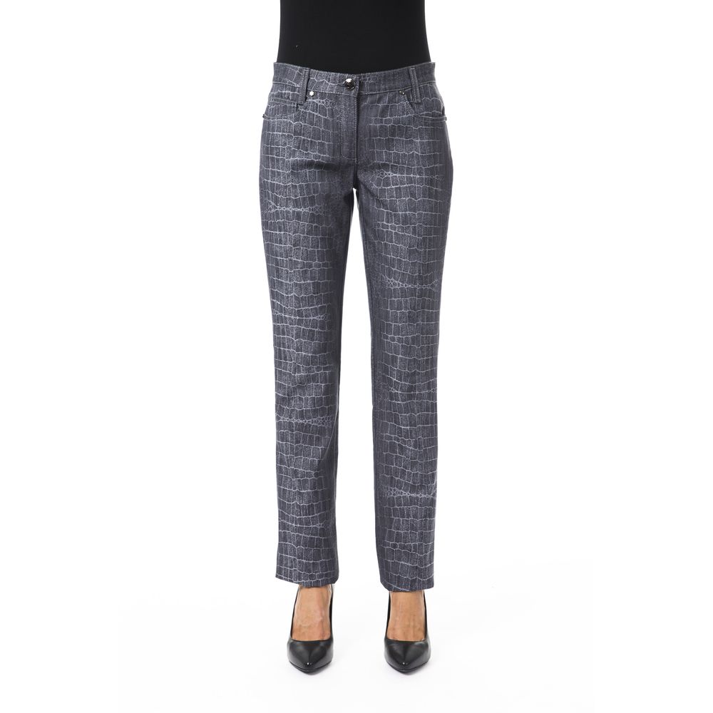 BYBLOS Black Viscose Women's Pant