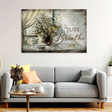 Canvas Poster of Floral Butterfly Art for Home Decor